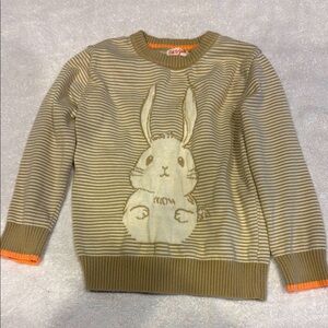 Striped Bunny Sweater